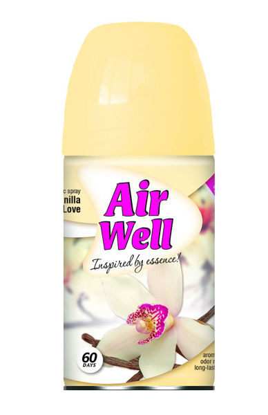 Снимка на Спрей ароматизатор за въздух AIR WELL Vanilla Love - 260 мл