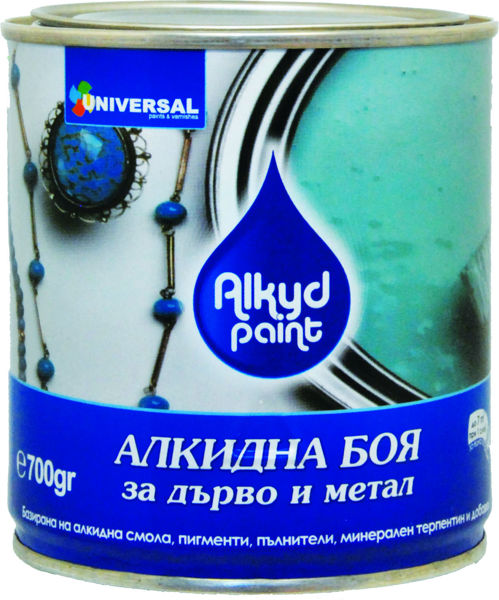 Снимка на Боя алкидна блажна-0.700кг млечно кафяво