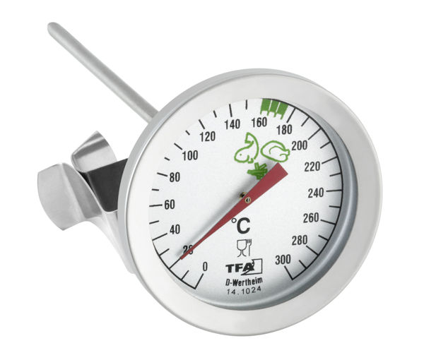 Снимка на Термометър за мазнина,стомана 165х510мм.