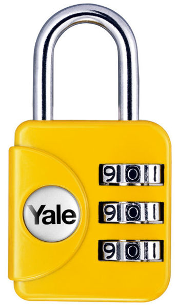 Снимка на Катинар YALE за багаж с код, 28 мм скоба 30 мм