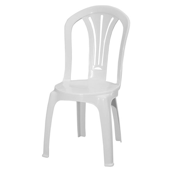 Бял PVC  стол
