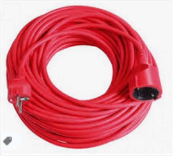 Снимка на Удължител кабелен 25 м червен 3G1.5