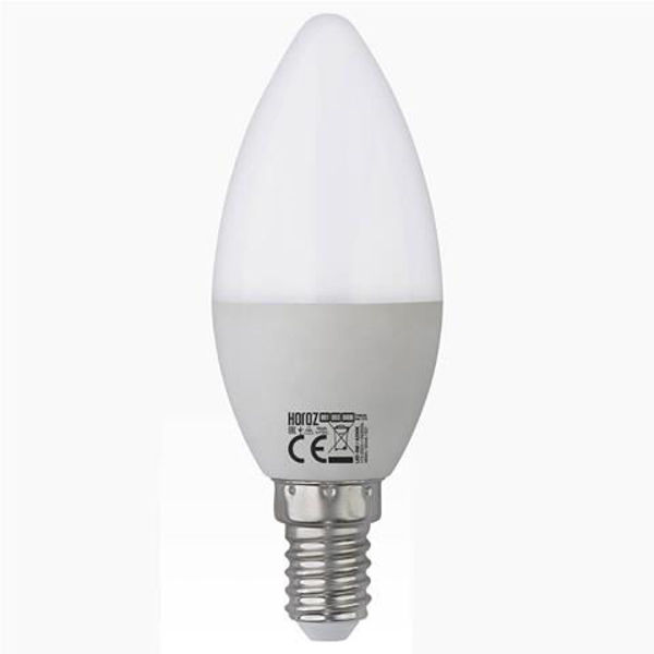 Снимка на Крушка LED E14 6W 6400K свещ 175-250V