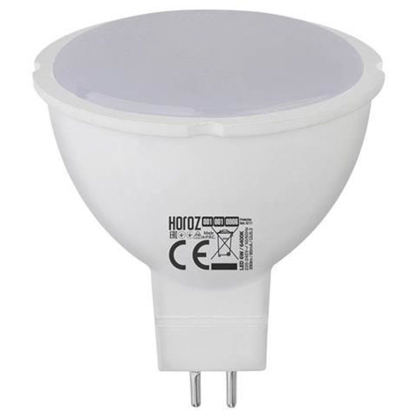 Снимка на Крушка диодна SMD LED GU10 6W 3000K 175-250V