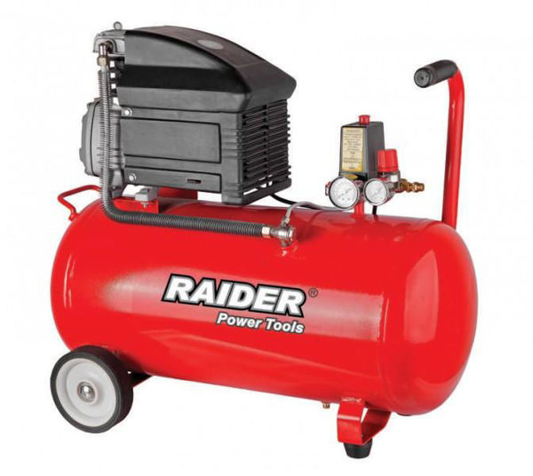 Снимка на Компресор RAIDER 50л 1.5 kW RD-AC02