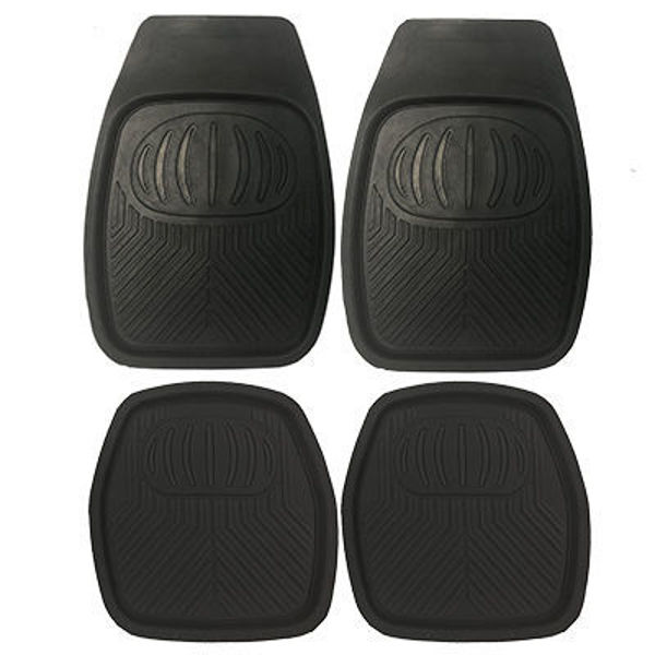 Снимка на Постелки тип леген, гума, 4 части, AVALON