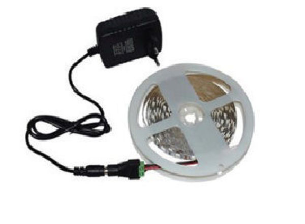 Снимка на Лента LED 4.8W 12V 6500K 5m IP65 к-т с адаптор