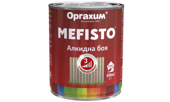 Снимка на Боя Алкидна Mefisto RAL 9005 -0.650л.