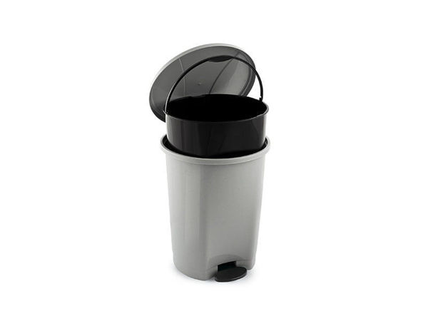 Снимка на Кош PVC за боклук кръгъл с педал (38,5 X 46,5 см)  28 L