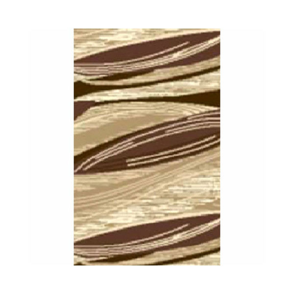 Мокетен килим - Бежаво кафеви листа - 120 х 180 см.