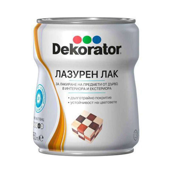 Безцветен лазурен лак за дърво
