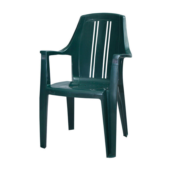 Зелен стол пластмасов