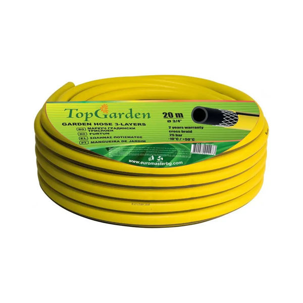 Снимка на Градински трислоен Маркуч - 3/4" - 20м - TG