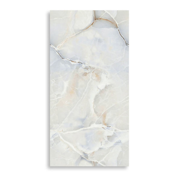 Снимка на Гранитогрес INFINITY BELL ONYX BIANCO GLOSSY - 600х1200мм - гланц - VARMORA