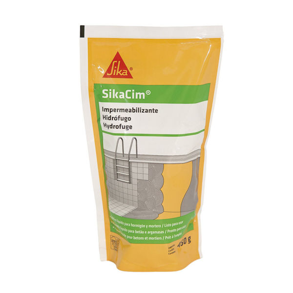 Снимка на Добавка за водоплътност /водно стъкло/ Sika Cim Waterproofer - 0.450 г - SIKA - 471275