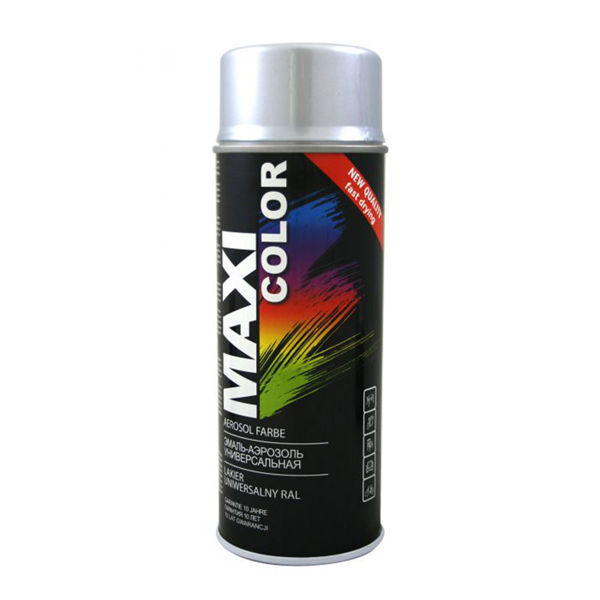 Снимка на Спрей акрилен Maxi Color RAL 9006 сребърно, 400мл