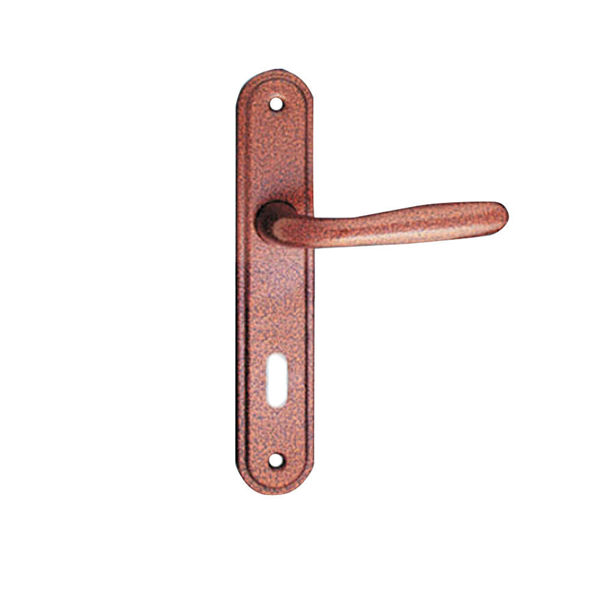 Снимка на Дръжка за врата Капка, обикн. брава, 70мм, лява, полимер шагрен