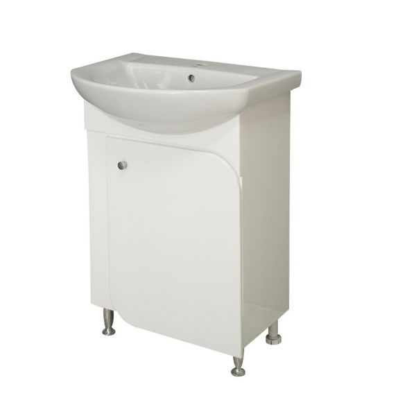 Долен шкаф за баня Никол с умивалник