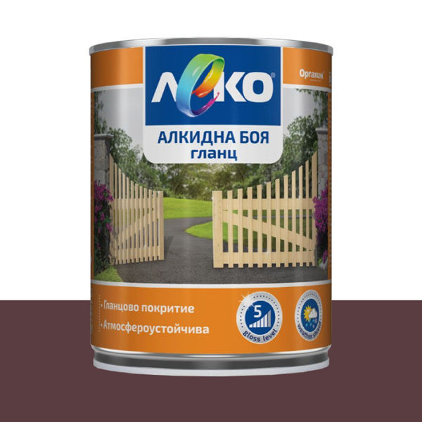 Алкидна боя Леко гланц RAL 8016