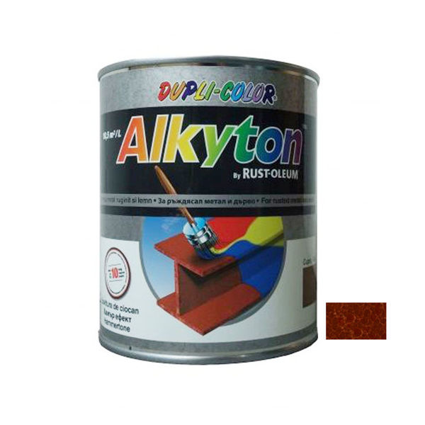 Боя за метал Alkyton хамър ефект мед 750 мл