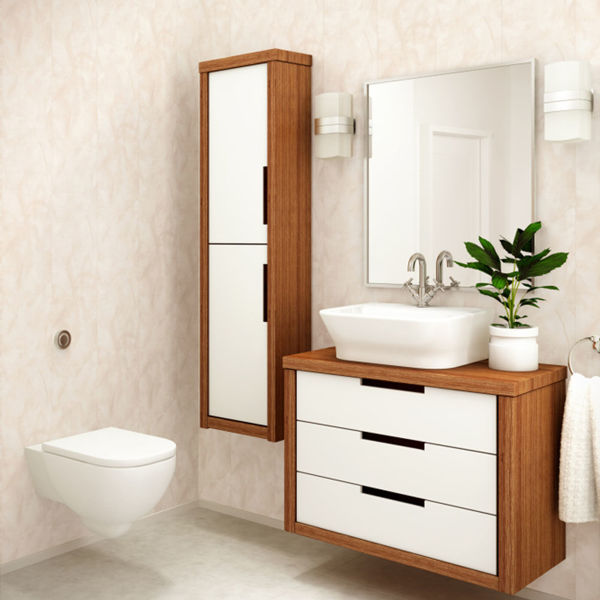 PVC ламперия VILO MARMINO GOLD 25х265cm