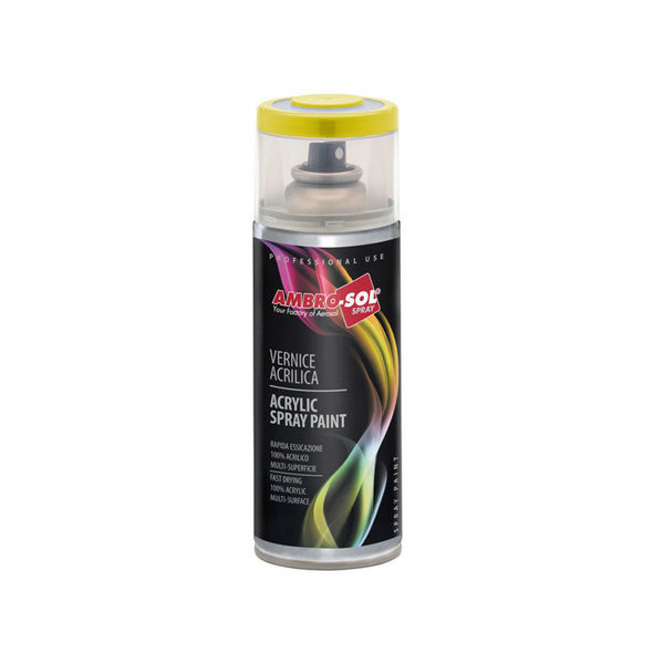 Акрилна спрей боя ambro sol сигнално жълто ral 1003 400ml 