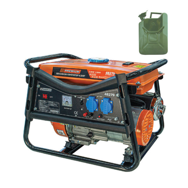 Генератор 2200W Premium + подарък метална туба 10 л