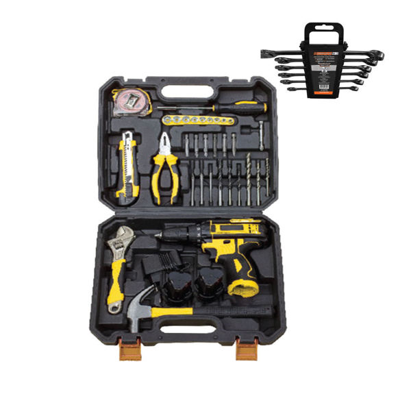 Акумулаторен винтоверт + подарък ключове 8-17, 6 броя