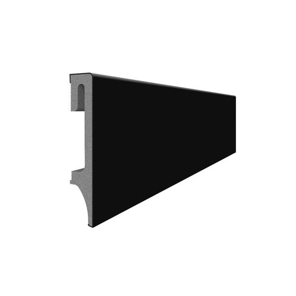 PVC перваз черен