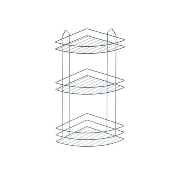 Ъглова етажерка на 3 нива