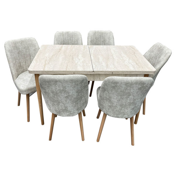 Комплект трапезна маса + 6 стола