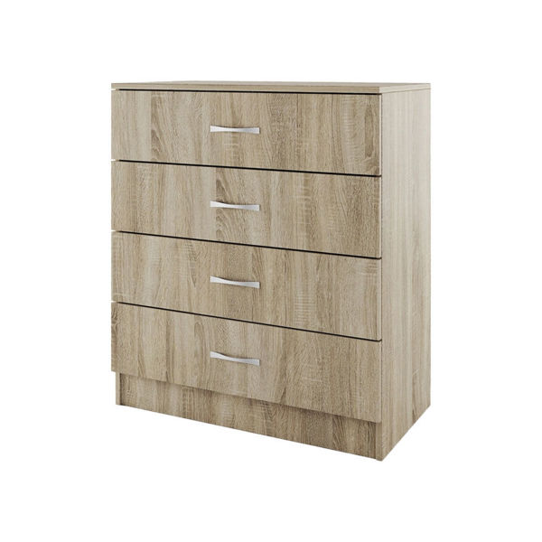 Скрин с четири чекмеджета цвят тъмна сонома Ирим